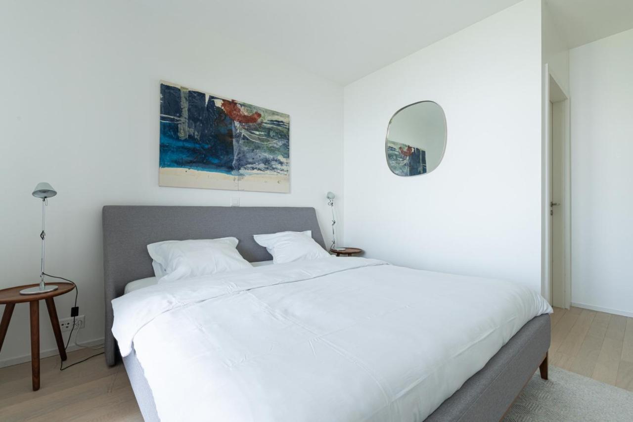 Les Terrasses De Lavaux 1 - Appartement De Luxe Avec Vue Panoramique Et Piscine Puidoux ภายนอก รูปภาพ